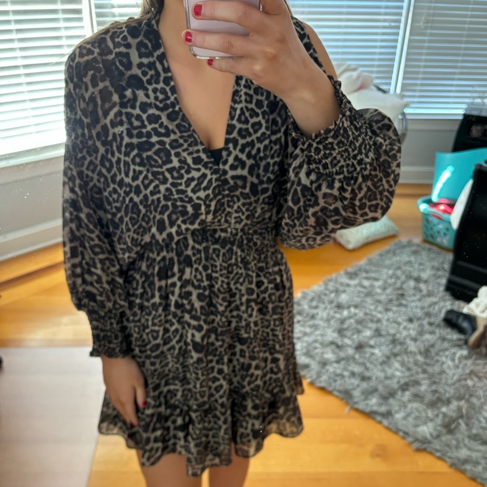 Boutique Cheetah Print Dress